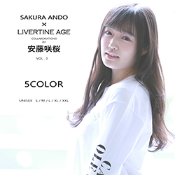 安藤咲桜× LIVERTINE AGEコラボ