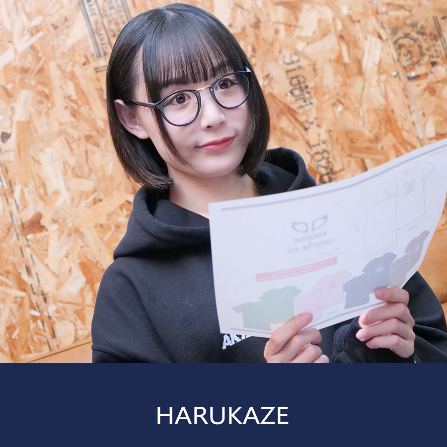 受注期間限定！HARUKAZEコラボ企画！コラボZIPパーカー◆HARUKAZE