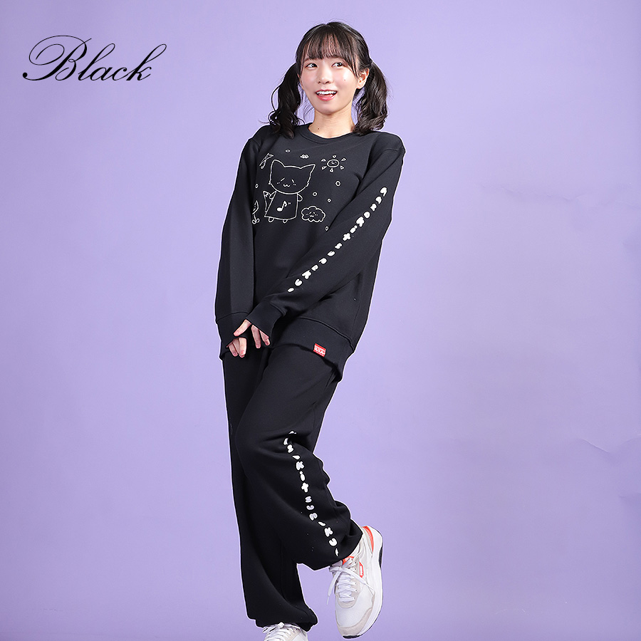 king gnu スウェットパンツ　L　黒　赤　2023 完売品　ツアーグッズ スウェットパンツ ”暁”（M/L/XL）【NARUTO&BORUTO 忍里