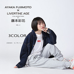 藤本彩花× LIVERTINE AGEコラボ