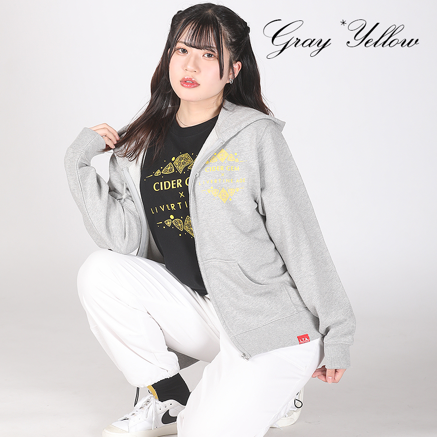 受注期間限定！CIDER GEMコラボ企画！コラボZIPパーカー◇CIDER GEM