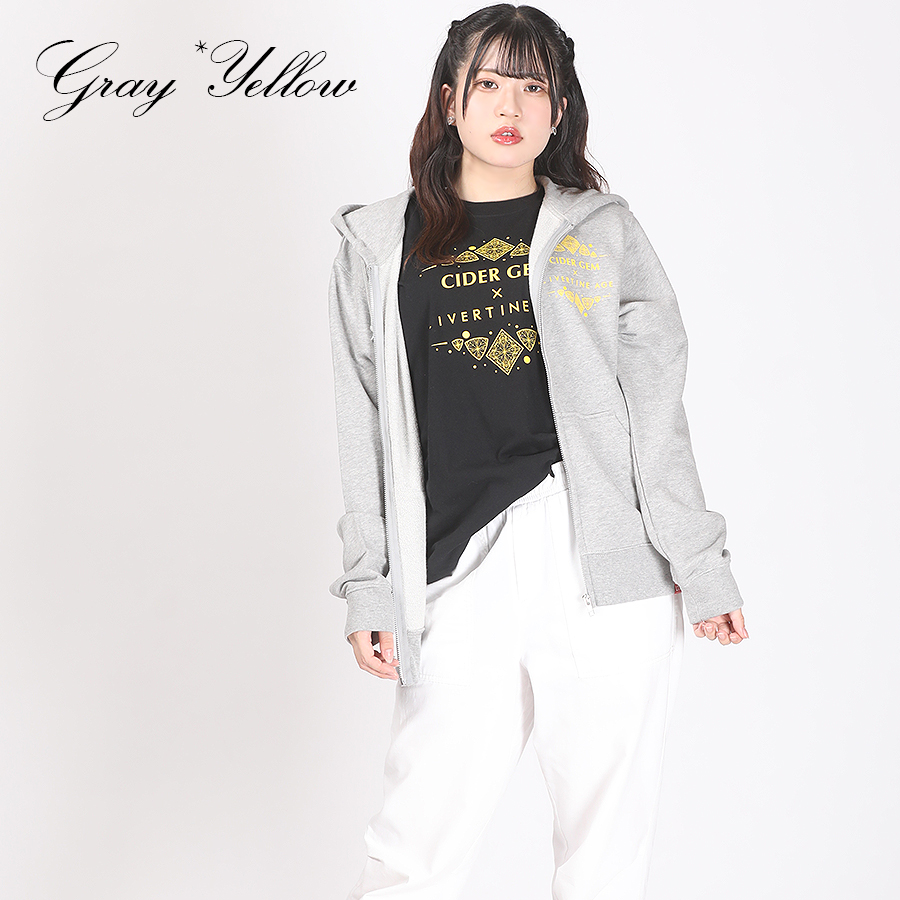 受注期間限定！CIDER GEMコラボ企画！コラボZIPパーカー◇CIDER GEM