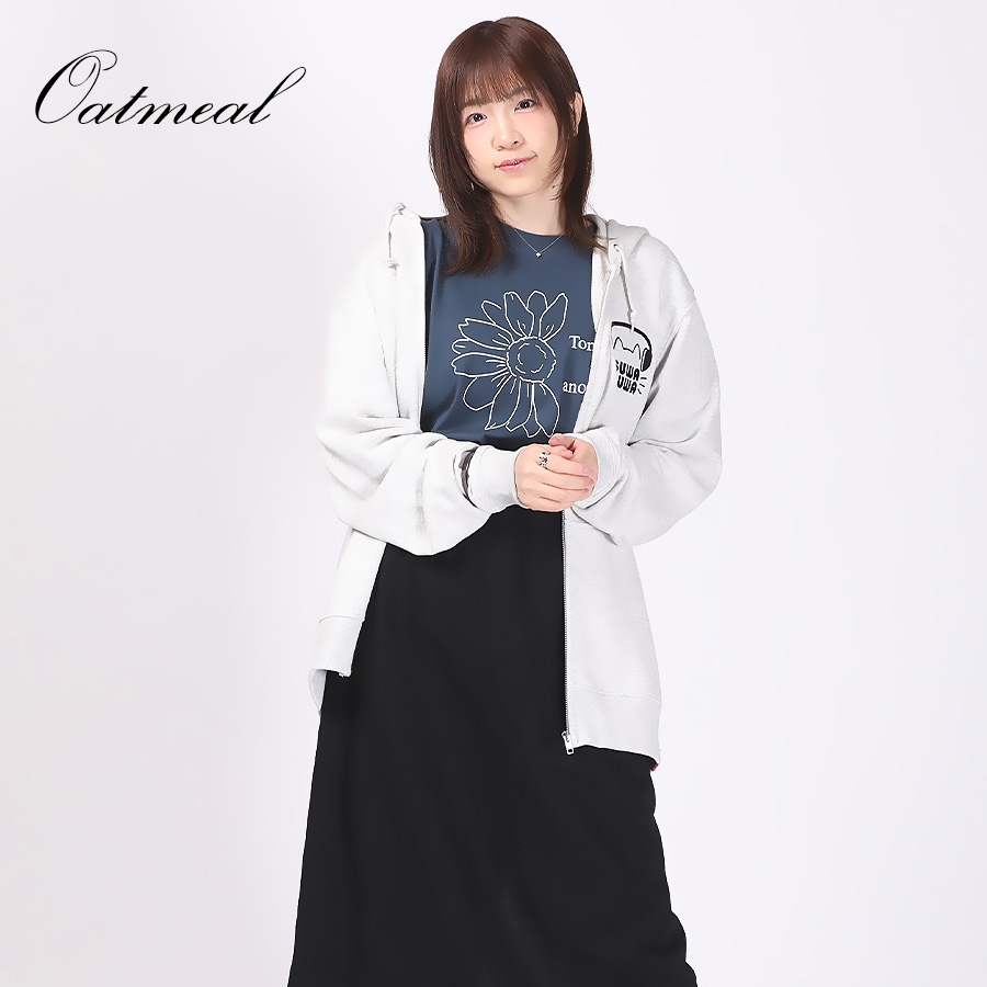 【限定値下げ】ha | za | ma 装花絢爛のベルベットパーカー 受注期間限定！諏訪彩花コラボ企画第2弾！コラボZIPパーカー