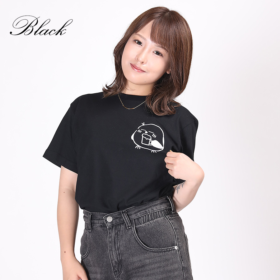 ☆入手困難！非売品☆ ももクロ コラボＴシャツ 受注期間限定！ねきぽよコラボ企画！コラボ半袖Tシャツ◇ねきぽよ