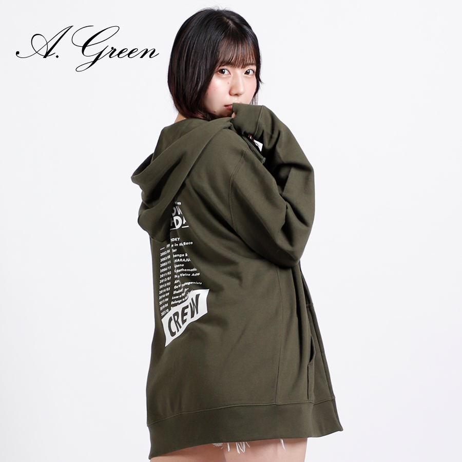 受注期間限定！夏目妃菜コラボ企画！コラボZIPパーカー◇夏目妃菜