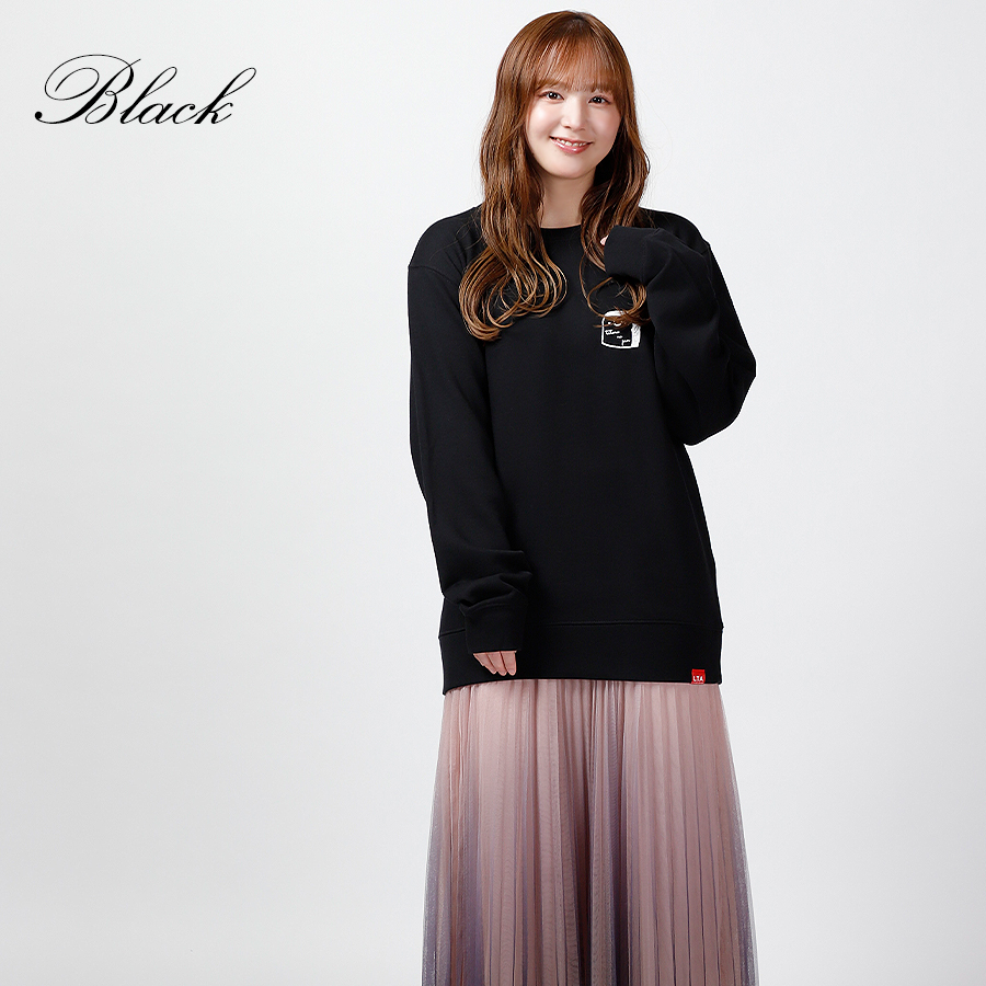 新品未使用‼️ARCHIVIO ブラック トレーナー 46 受注期間限定！立野沙紀コラボ企画第2弾！コラボトレーナー