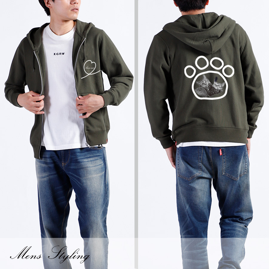 受注期間限定！MAKIKOコラボ企画！コラボZIPパーカー◇MAKIKO