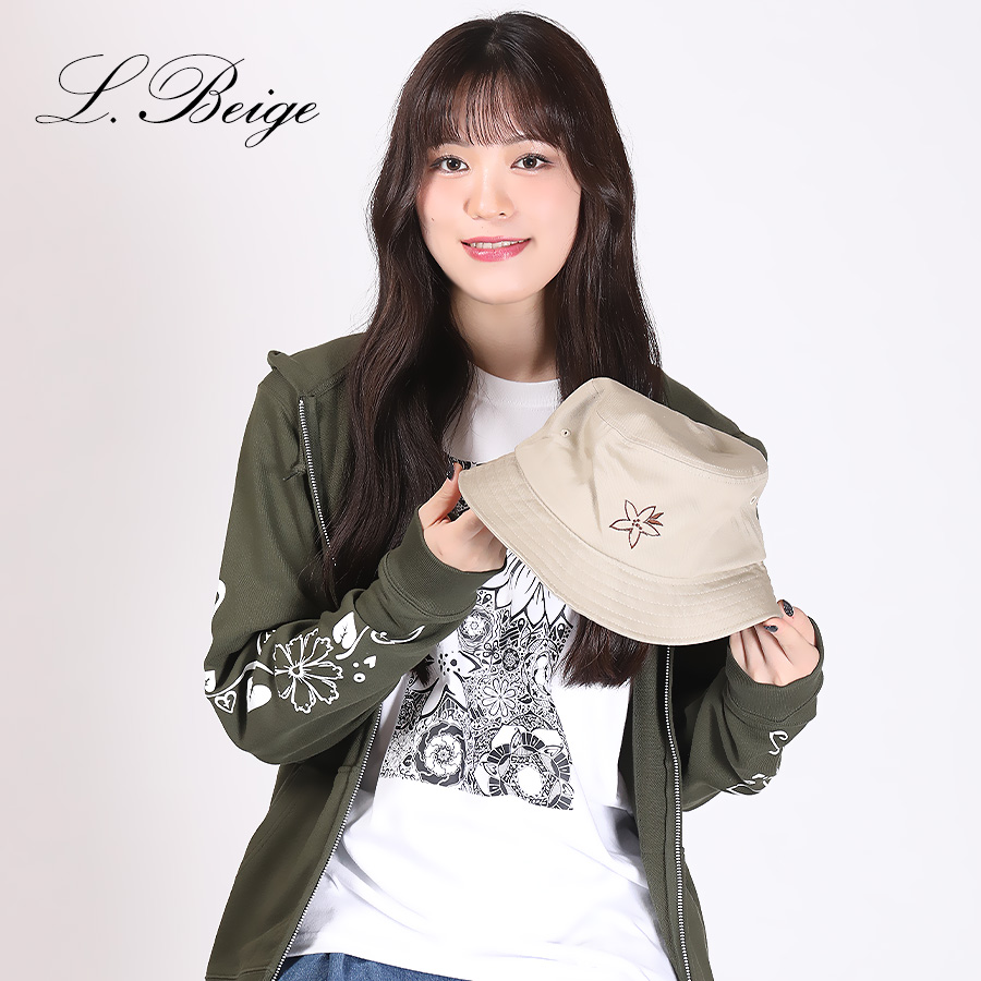 受注期間限定！日比優理香コラボ企画！コラボバケットハット◇日比優理香