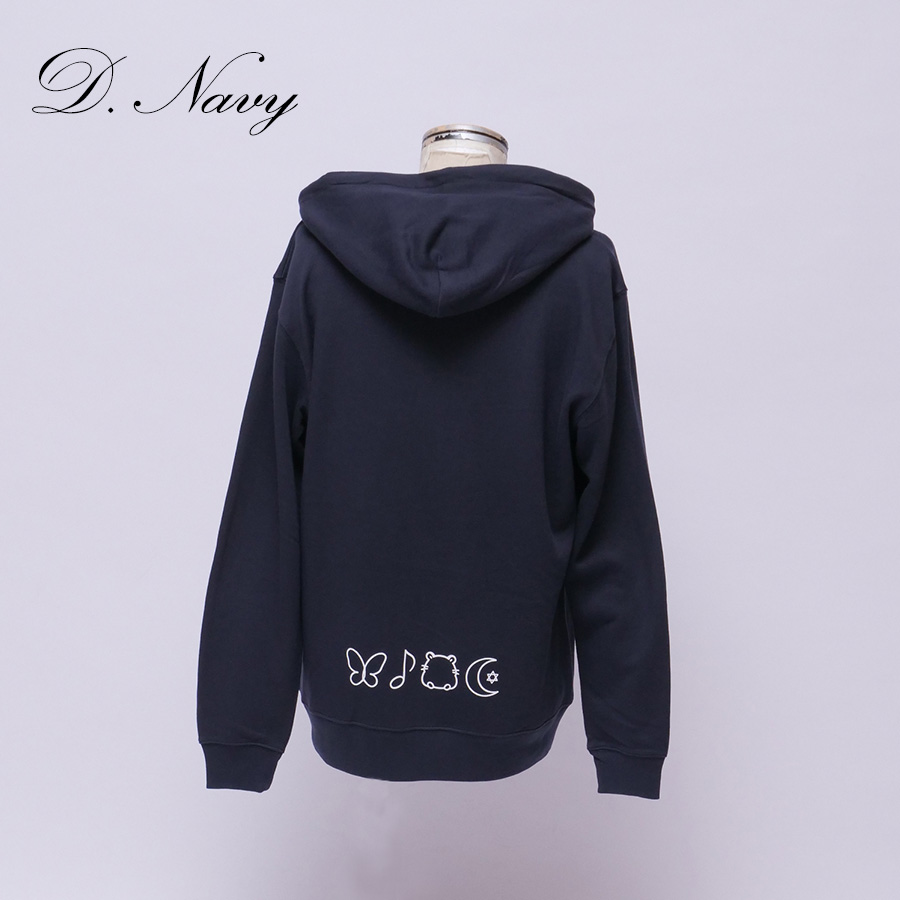 【極美品✨】ルネ　パーカー　羽織り　アウター　ロゴ　2021年 受注期間限定！羽乃りんのコラボ企画！コラボZIPパーカー◇羽乃