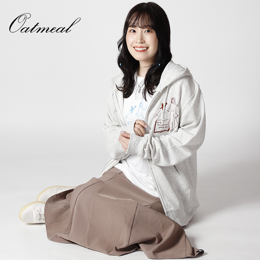 受注期間限定！鈴木みのりコラボ企画第2弾！コラボZIPパーカー◇鈴木みのり