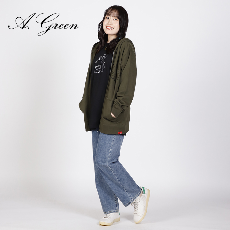 受注期間限定！鈴木みのりコラボ企画第2弾！コラボZIPパーカー◇鈴木みのり