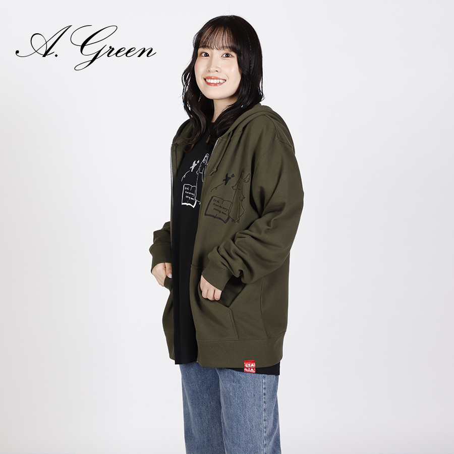 受注期間限定！鈴木みのりコラボ企画第2弾！コラボZIPパーカー◇鈴木みのり