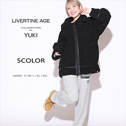 YUKI× LIVERTINE AGEコラボ