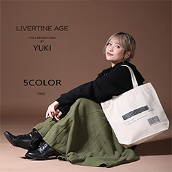 YUKI× LIVERTINE AGEコラボ