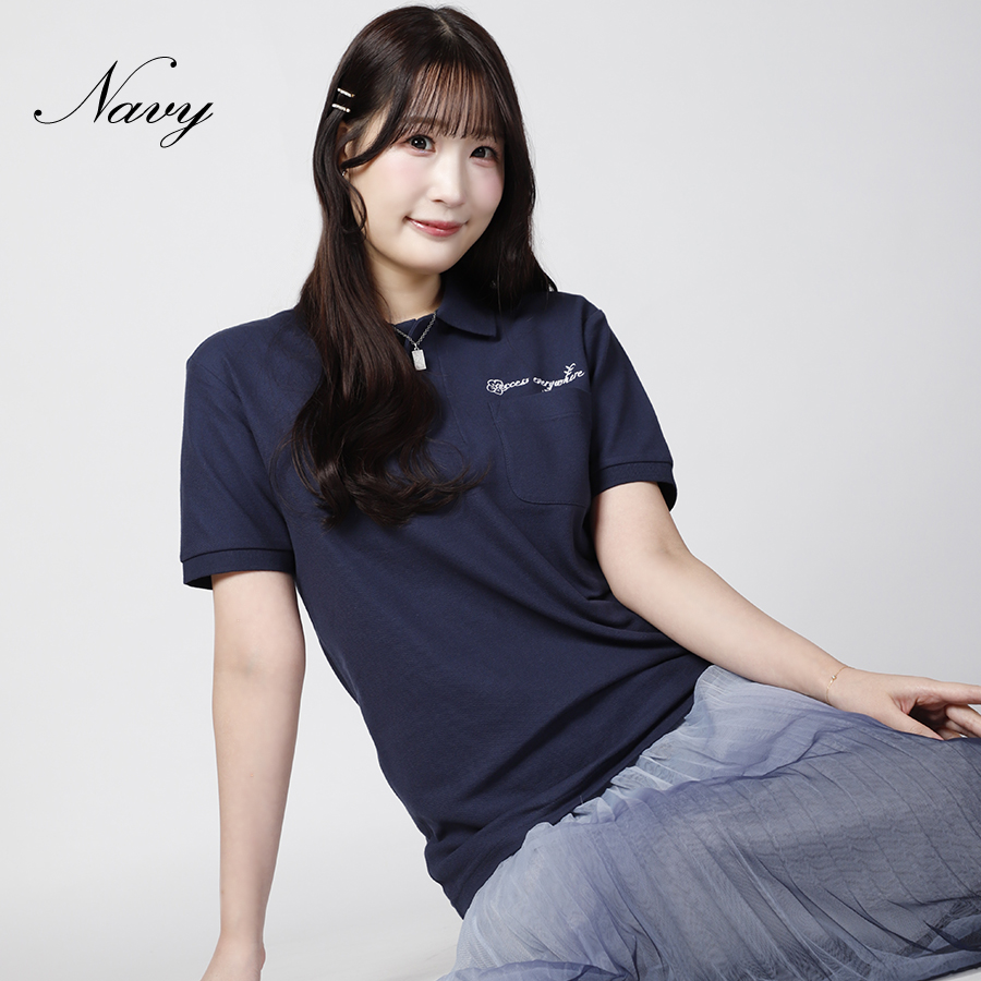 受注期間限定！結名美月コラボ企画第3弾！コラボポロシャツ◇結名美月