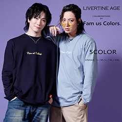 Fam us Colors× LIVERTINE AGEコラボ