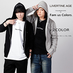 Fam us Colors× LIVERTINE AGEコラボ