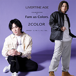 Fam us Colors× LIVERTINE AGEコラボ
