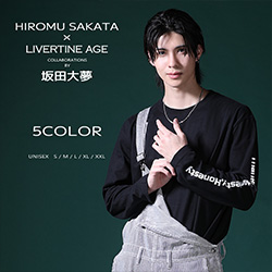 坂田大夢× LIVERTINE AGEコラボ