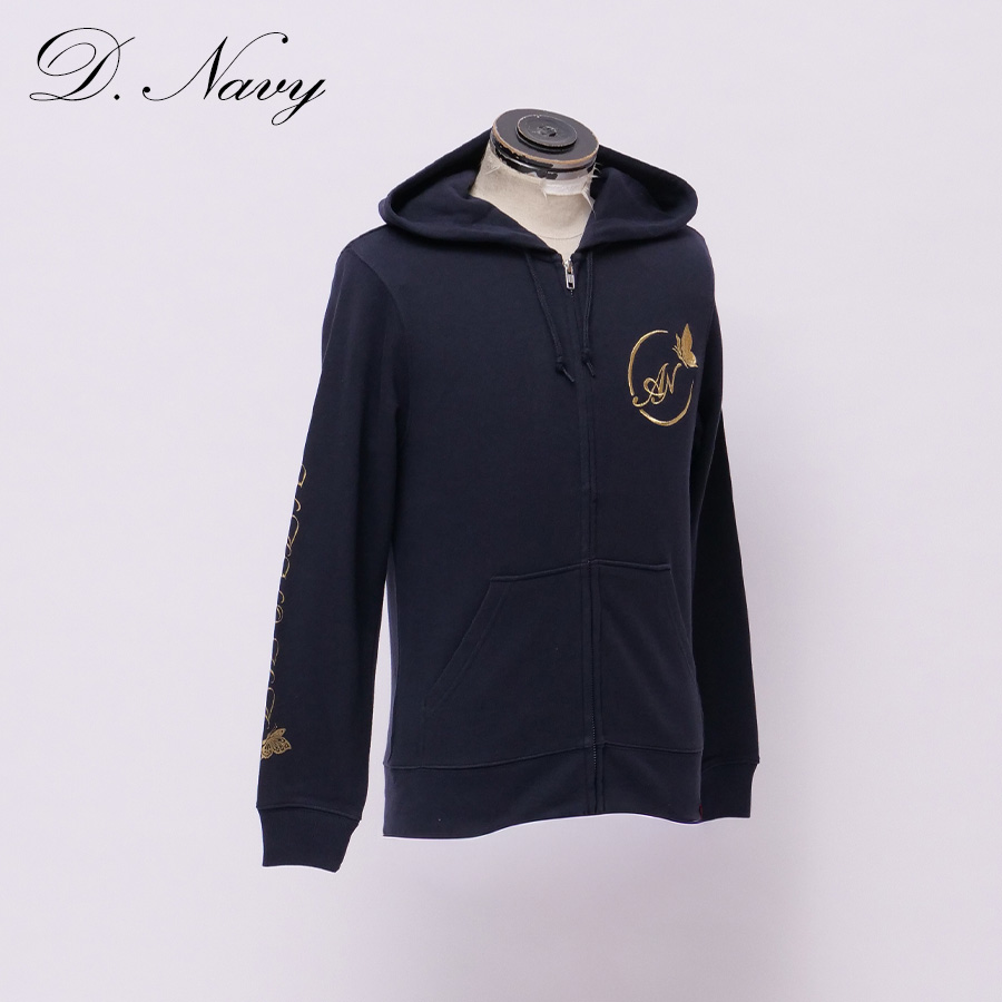 アナタシア 5人体制の頃のサインパーカー 受注期間限定！青山菜花コラボ企画！コラボZIPパーカー◇青山菜花