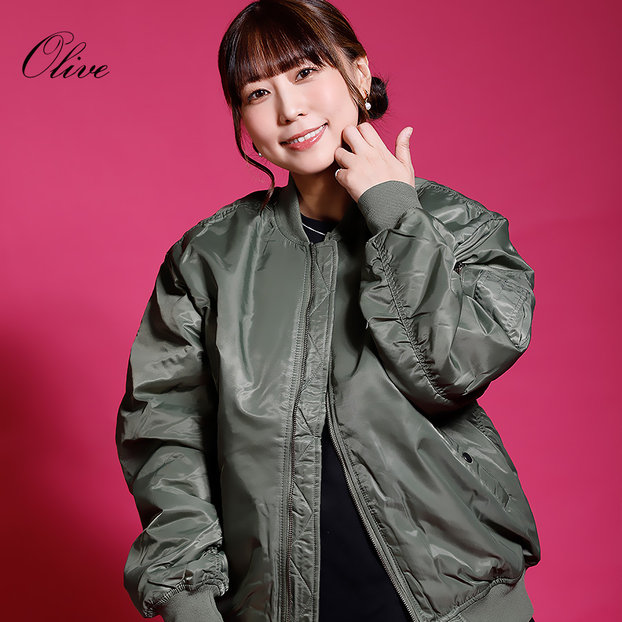 受注期間限定！松嶋桃コラボ企画第4弾！コラボMA-1◇松嶋桃