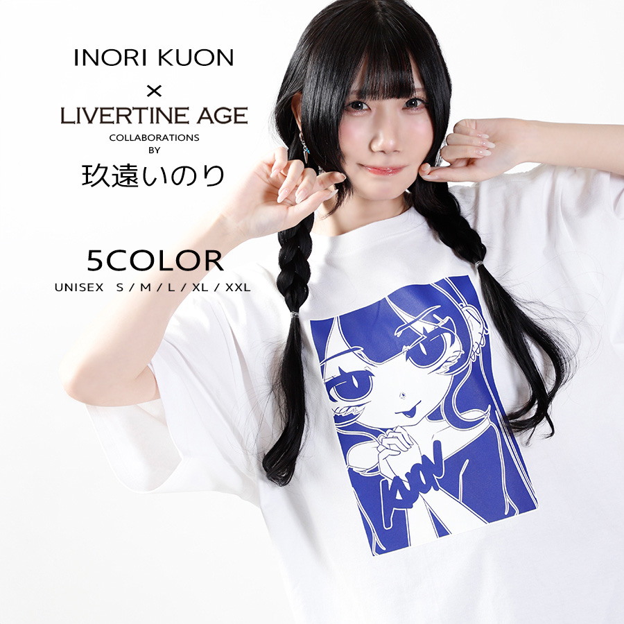 受注期間限定！玖遠いのりコラボ企画！コラボ半袖TシャツTYPE-A◇玖