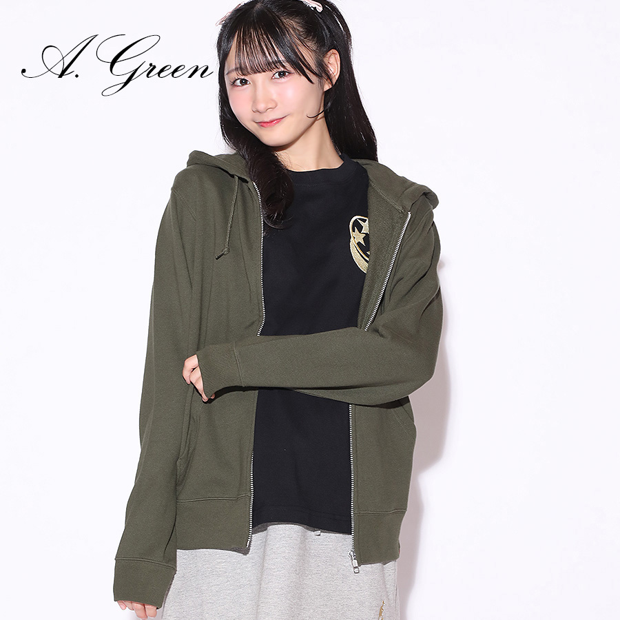 受注期間限定！柏綾菜（SUPER☆GiRLS）コラボ企画！コラボZIPパーカー