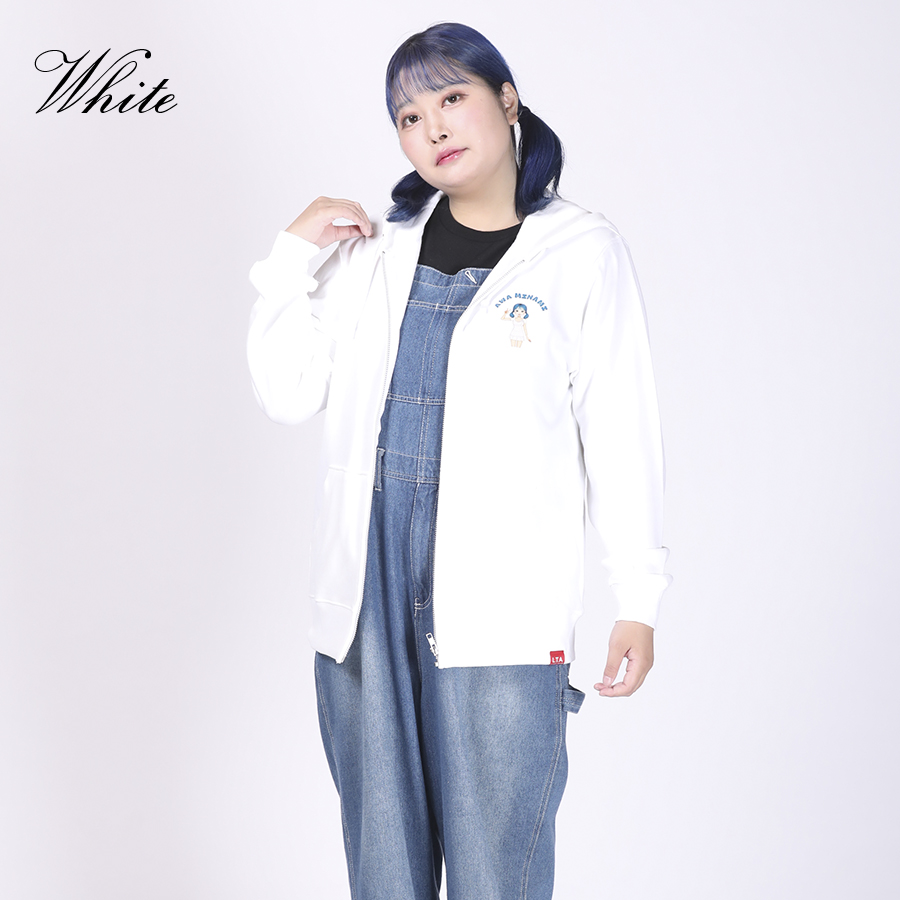 美波シンガーソングライター　パーカー 受注期間限定！阿波みなみコラボ企画！コラボZIPパーカー◇阿波みなみ