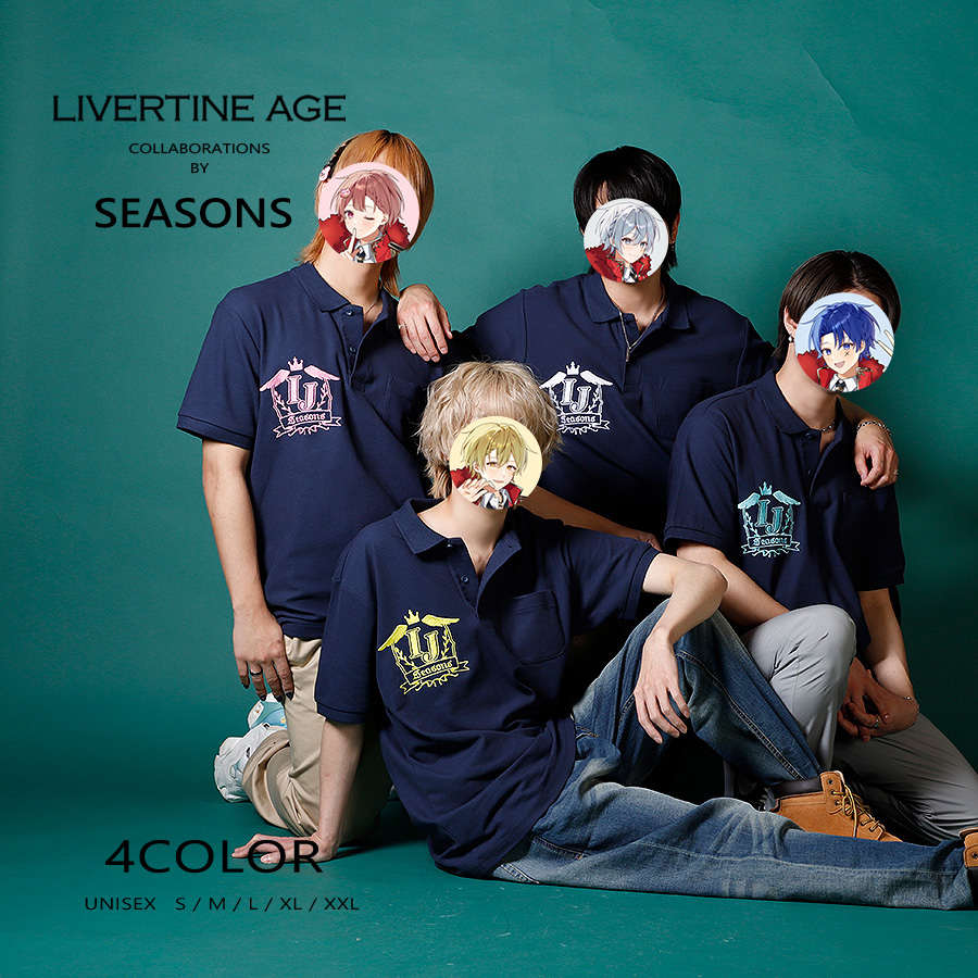 受注期間限定！SEASONSコラボ企画！コラボポロシャツ◇SEASONS