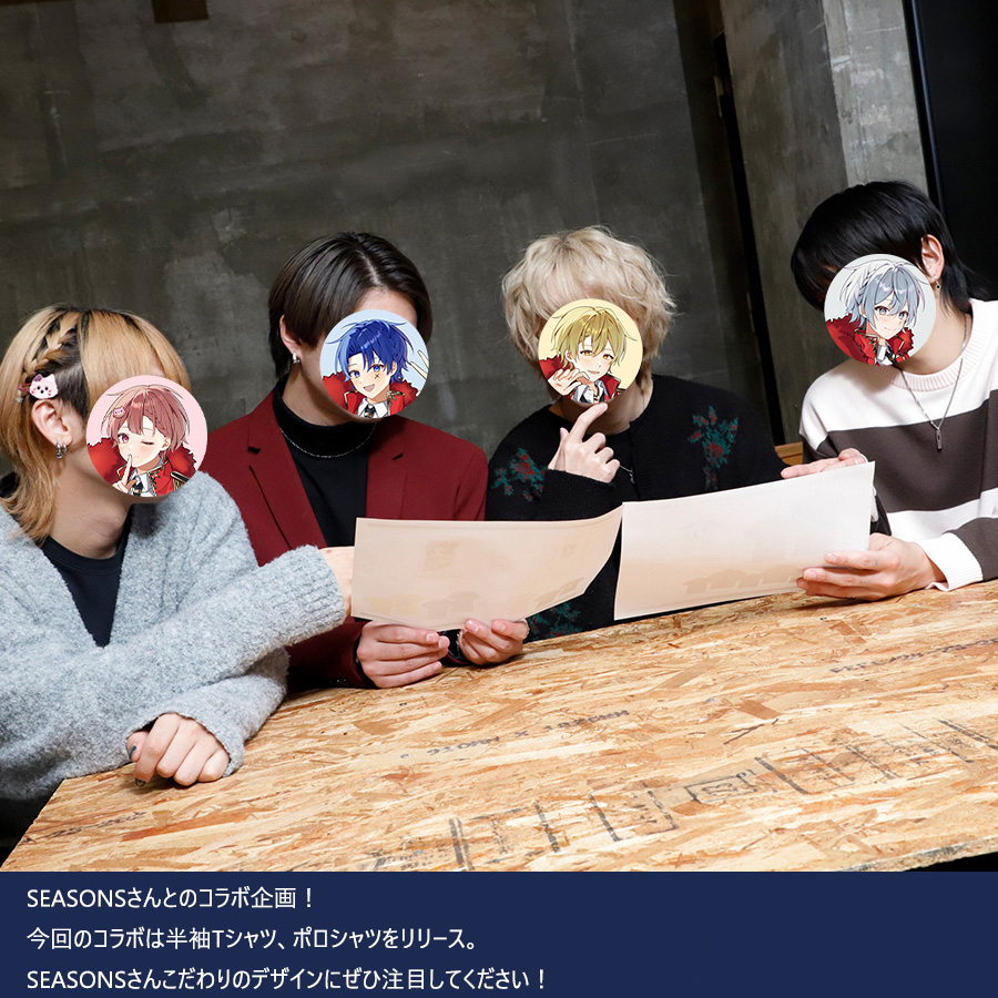 受注期間限定！SEASONSコラボ企画！コラボポロシャツ◇SEASONS