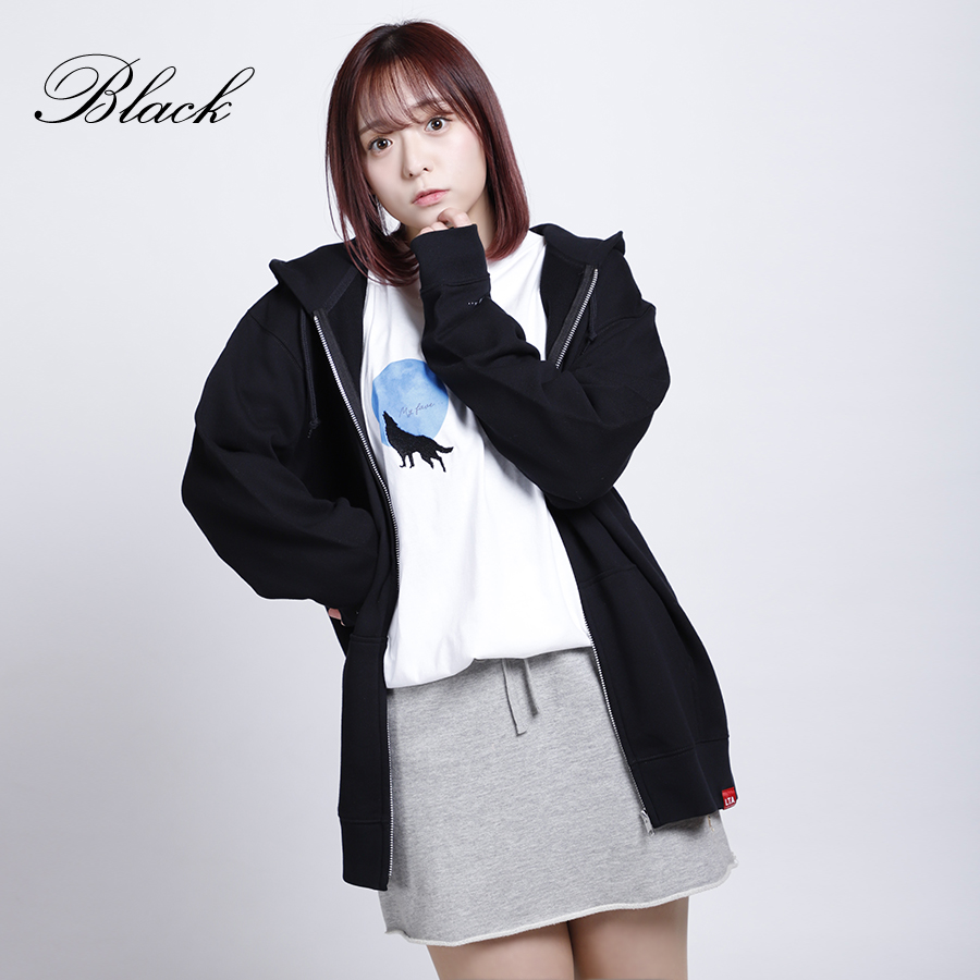 受注期間限定！一本鎗希華コラボ企画！コラボZIPパーカー◇一本鎗希華