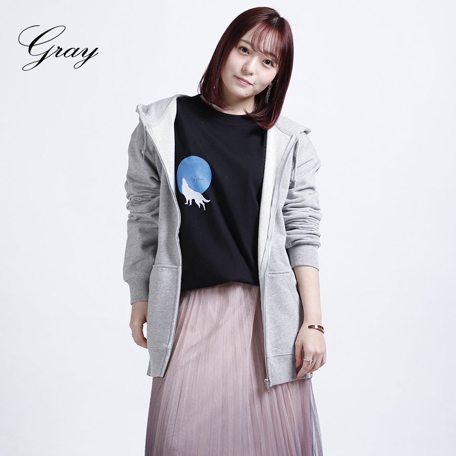 受注期間限定！一本鎗希華コラボ企画！コラボZIPパーカー◇一本鎗希華