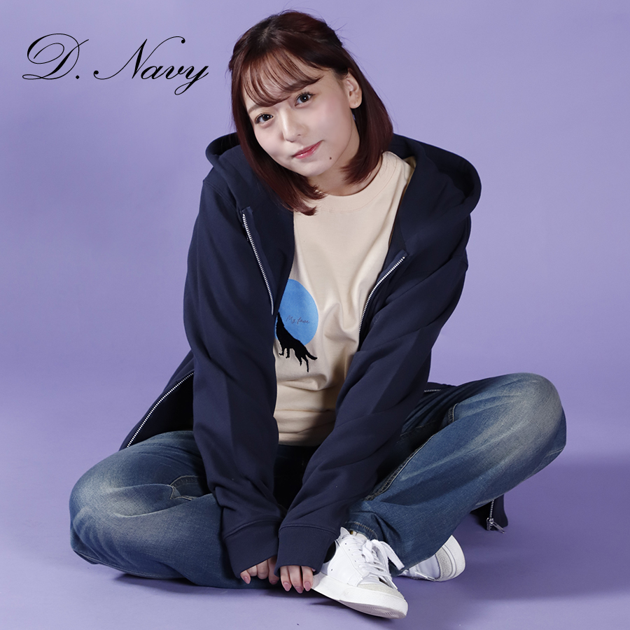 受注期間限定！一本鎗希華コラボ企画！コラボZIPパーカー◇一本鎗希華