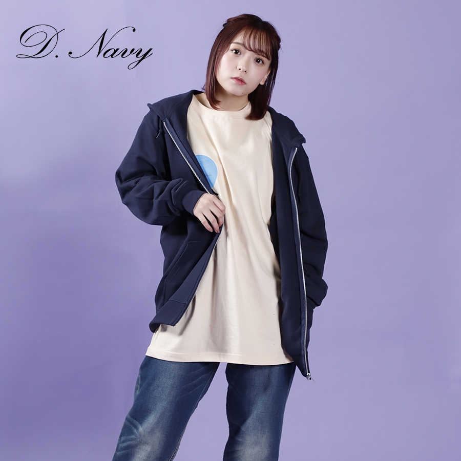 受注期間限定！一本鎗希華コラボ企画！コラボZIPパーカー◇一本鎗希華