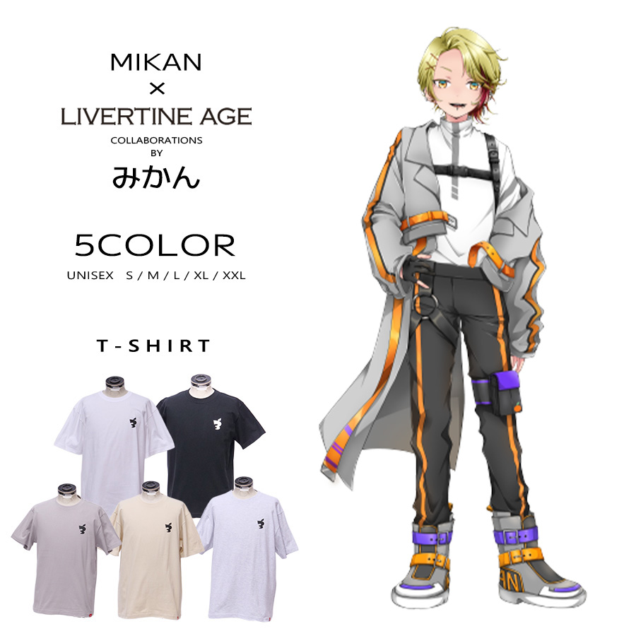 受注期間限定！みかんコラボ企画！コラボ半袖Tシャツ◇みかん