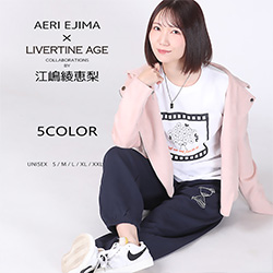 江嶋綾恵梨× LIVERTINE AGEコラボ