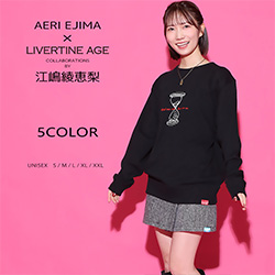江嶋綾恵梨× LIVERTINE AGEコラボ