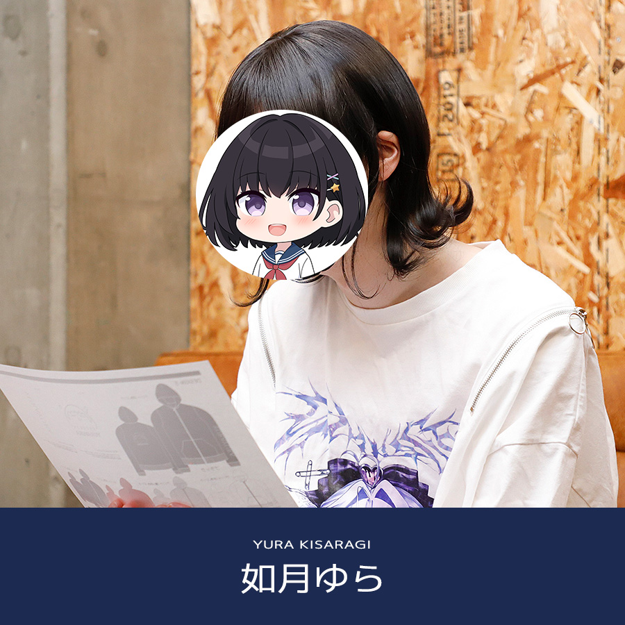 受注期間限定！如月ゆらコラボ企画！コラボZIPパーカー◇如月ゆら