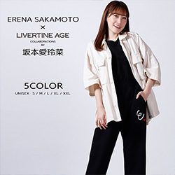 坂本愛玲菜× LIVERTINE AGEコラボ