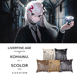 KOMAINU× LIVERTINE AGEコラボ