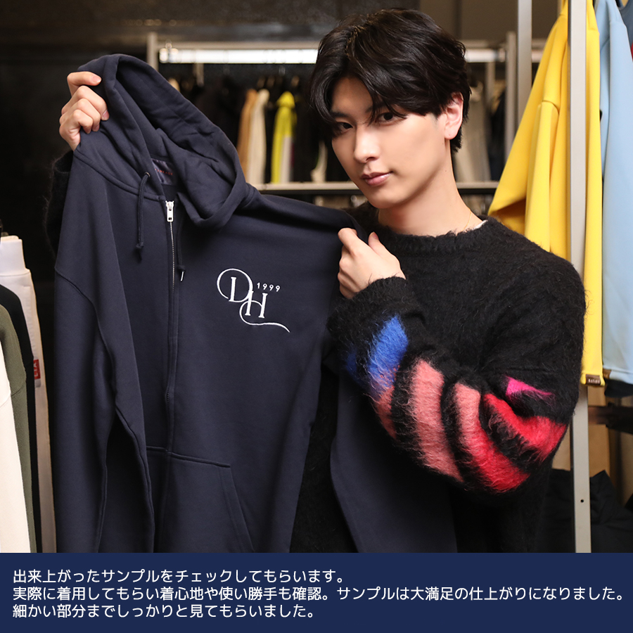 受注期間限定！速川大弥コラボ企画第2弾！コラボZIPパーカー◇速川大弥