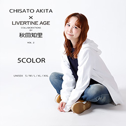 秋田知里× LIVERTINE AGEコラボ