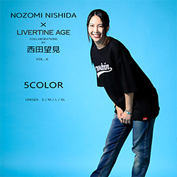 西田望見× LIVERTINE AGEコラボ
