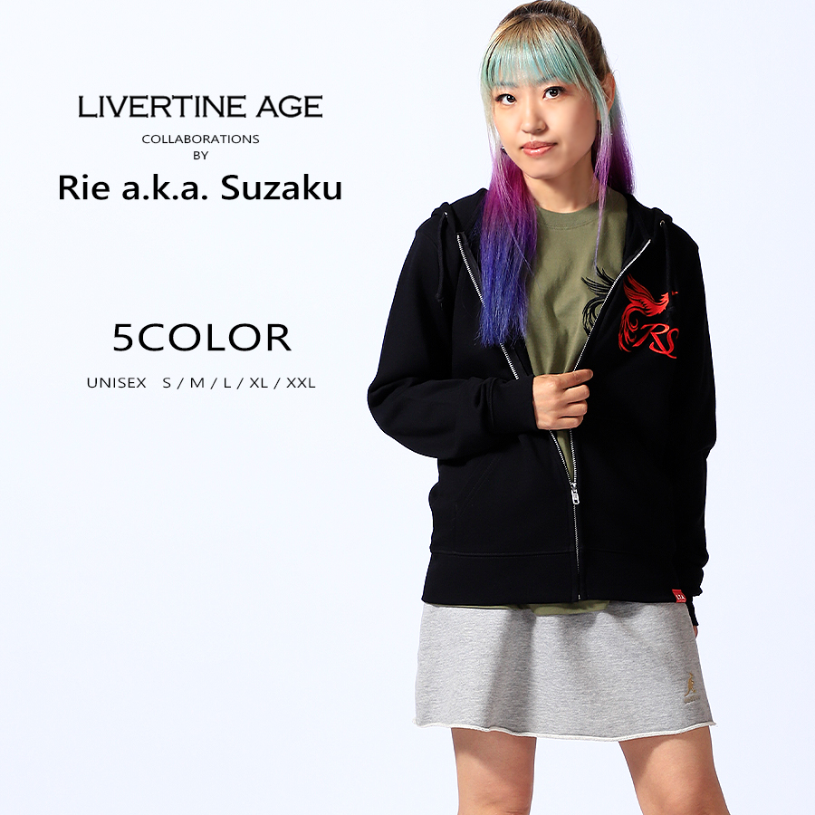 RieakaSuzaku× LIVERTINE AGEコラボ