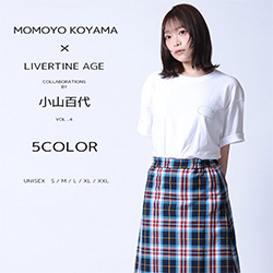 小山百代× LIVERTINE AGEコラボ