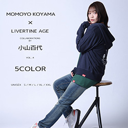 小山百代× LIVERTINE AGEコラボ