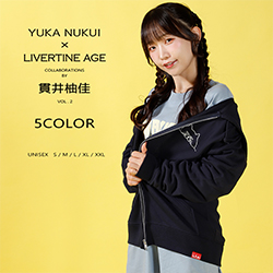 貫井柚佳× LIVERTINE AGEコラボ