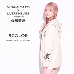 佐藤美波× LIVERTINE AGEコラボ