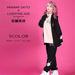 佐藤美波× LIVERTINE AGEコラボ