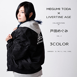 戸田めぐみ× LIVERTINE AGEコラボ